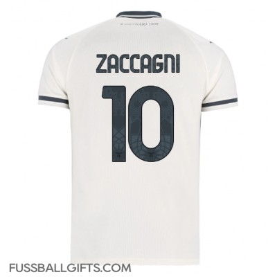 Lazio Mattia Zaccagni #10 Fußballbekleidung Auswärtstrikot 2025-26 Kurzarm Lazio Mattia Zaccagni #10 Fußballbekleidung Auswärtstrikot 2025-26 Kurzarm